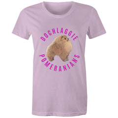 Dochlaggie Pomeranians Ladies Short-Sleeve T-Shirt - PomWorld.Com