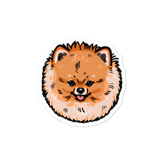 Pomeranian Dog Bubble-free stickers - PomWorld.Com